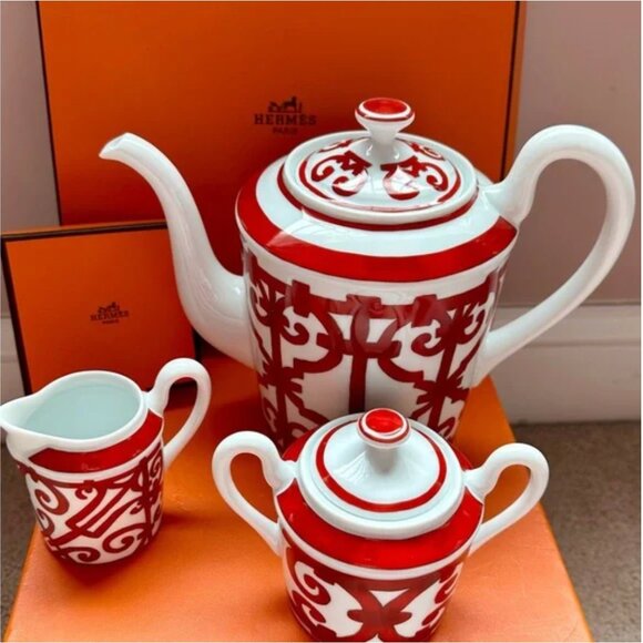 Hermès Balcon du Guadalquivir teapot - Picture 2 of 3